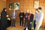 تجلیل از  خانم بذرافشان همکار آموزشکده فنی شهید رجایی لاهیجان به مناسبت میلاد حضرت فاطمه الزهرا (س) 2