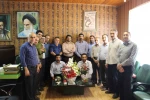 عرض تبربک همکاران آموزشکده به ریاست مرکز شهید رجایی آقای دکتر پنج مینی 4