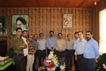 عرض تبربک همکاران آموزشکده به ریاست مرکز شهید رجایی آقای دکتر پنج مینی 7