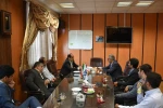 جلسه هم اندیشی دکتر پنج مینی رییس آموزشکده و دکتر نیکفر نماینده مجلس شهرستان لاهیجان و سیاهکل با دکتر شمشادی رییس دانشگاه فنی گیلان 4