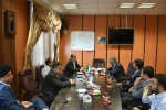 جلسه هم اندیشی دکتر پنج مینی رییس آموزشکده و دکتر نیکفر نماینده مجلس شهرستان لاهیجان و سیاهکل با دکتر شمشادی رییس دانشگاه فنی گیلان 3