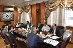 جلسه هم اندیشی دکتر پنج مینی رییس آموزشکده و دکتر نیکفر نماینده مجلس شهرستان لاهیجان و سیاهکل با دکتر شمشادی رییس دانشگاه فنی گیلان 6
