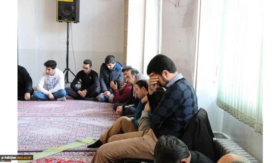 برگزاری مراسم عزاداری و بزرگداشت شهادت مظلومانه سپهبد سلیمانی و همرزمانش در آموزشکده لاهیجان 15دی 3