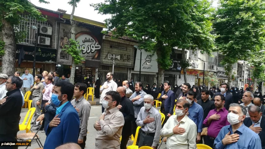 شرکت ریاست و پرسنل آموزشکده لاهیجان در مراسم ارتحال امام خمینی (ره)- 13خرداد 99 4