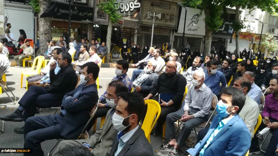 شرکت ریاست و پرسنل آموزشکده لاهیجان در مراسم ارتحال امام خمینی (ره)- 13خرداد 99 6