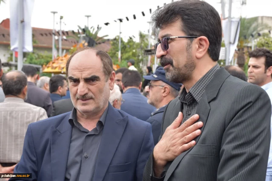 حضور پرسنل آموزشکده لاهیجان در مراسم بزرگداشت هفتمین روز شهادت رییس جمهور و خادمین ملت در پیاده راه شهرداری رشت-خرداد1403 9