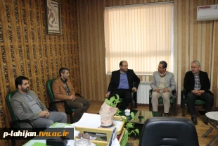 دیدار دکتر موسی زاده ریاست آموزشکده آستانه با دکتر عابد دوست سرپرست آموزشکده ملی مهارت شهید رجایی لاهیجان 5