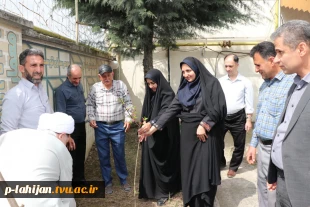 پویش درختکاری دانشگاهیان به نیابت از شهدا، در دانشگاه ملی مهارت واحد شهید رجایی لاهیجان  12