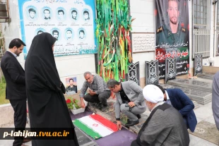 دیدار ریاست و مسئولین دانشگاه ملی مهارت واحد لاهیجان(شهید رجایی) با خانواده شهید جنگ رمضان « ناوسالار دوم ، پاسدار شهید ، رضا رزاق خوش برش » 2