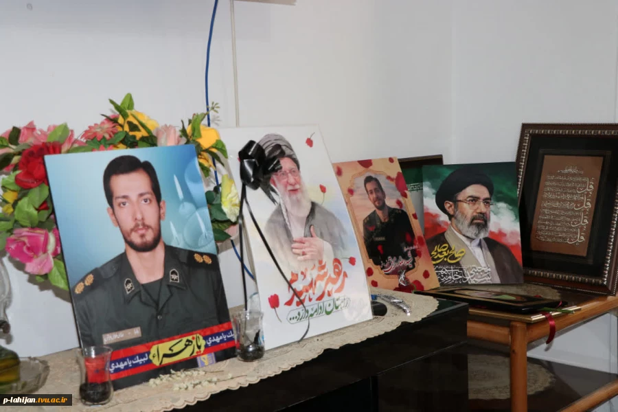 دیدار ریاست و مسئولین دانشگاه ملی مهارت واحد لاهیجان(شهید رجایی) با خانواده شهید جنگ رمضان « ناوسالار دوم ، پاسدار شهید ، رضا رزاق خوش برش » 4