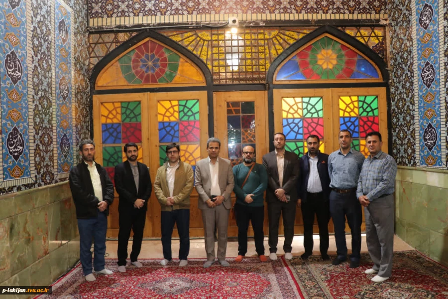 حضور ریاست و کارکنان دانشگاه ملی مهارت واحد لاهیجان در مزار شهدا و حرم آقا سید جلال الدین اشرف (ع) آستانه اشرفیه، به مناسبت ولادت با سر سعادت امام رضا (ع) 2