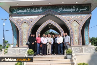 گلباران مزار شهدای گمنام توسط ریاست و کارکنان دانشگاه ملی مهارت واحد لاهیجان ،به مناسبت سوم خردادماه ، سالروز حماسه آزادسازی خرمشهر 3