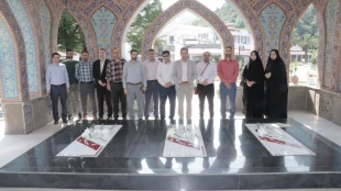 گلباران مزار شهدای گمنام توسط ریاست و کارکنان دانشگاه ملی مهارت واحد لاهیجان ،به مناسبت سوم خردادماه ، سالروز حماسه آزادسازی خرمشهر 4