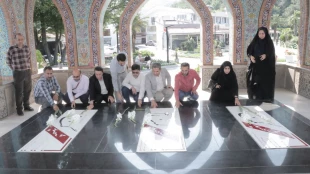 گلباران مزار شهدای گمنام توسط ریاست و کارکنان دانشگاه ملی مهارت واحد لاهیجان ،به مناسبت سوم خردادماه ، سالروز حماسه آزادسازی خرمشهر 6