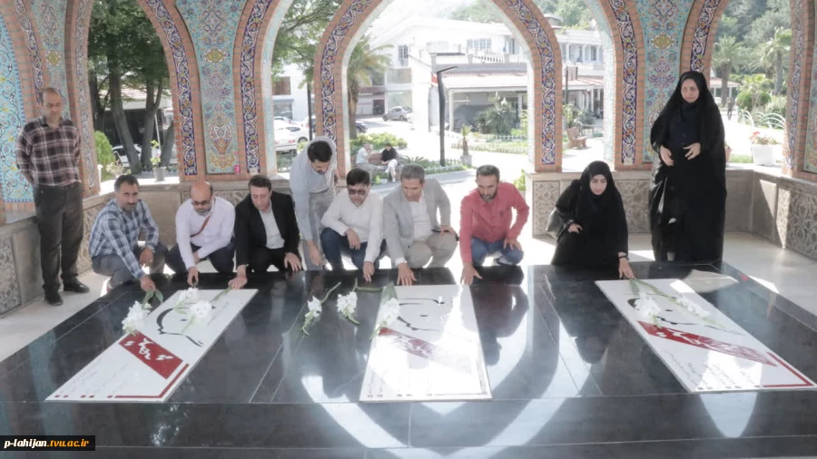 گلباران مزار شهدای گمنام توسط ریاست و کارکنان دانشگاه ملی مهارت واحد لاهیجان ،به مناسبت سوم خردادماه ، سالروز حماسه آزادسازی خرمشهر 6