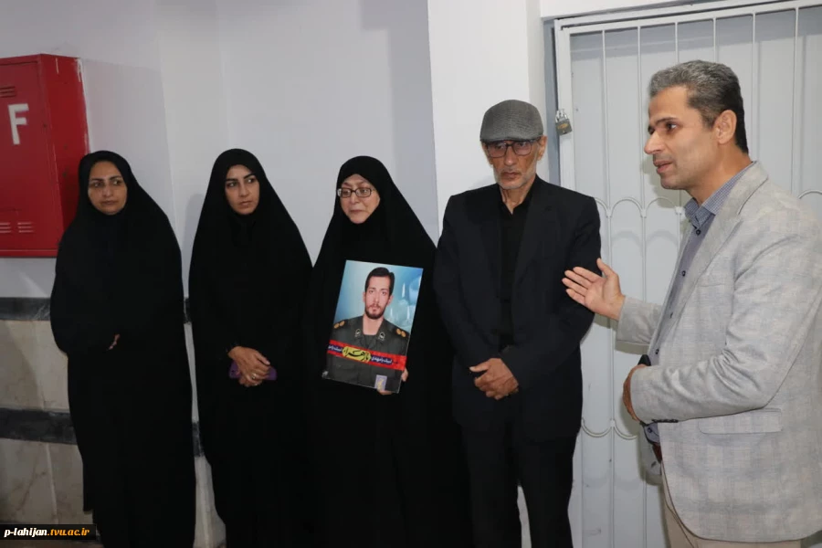 سایت 5 کامپیوتر آموزشکده ملی مهارت شهید رجایی لاهیجان به نام شهید رضا رزاق خوش برش نامگذاری شد 3