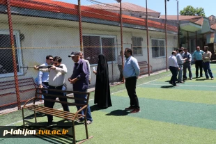 برگزاری مسابقه تیراندازی با تفنگ بادی برای کارکنان آموزشکده ملی مهارت شهید رجایی لاهیجان 6