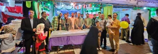 برپایی موکب آموزشکده ملی مهارت شهید رجایی لاهیجان ، به مناسبت عید سعید غدیر در مهمانی چند صد متری شهرستان لاهیجان 4