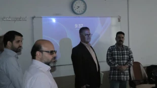 بازدید رییس اداره نظارت و ارزیابی دانشگاه ملی مهارت استان گیلان ، از روند برگزاری کلاس های حضوری آموزشکده ملی مهارت شهید رجایی لاهیجان 2