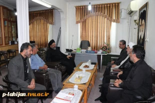 دیدار ریاست آموزشکده ملی مهارت شهید رجایی لاهیجان با امام جمعه شهرستان لاهیجان 3