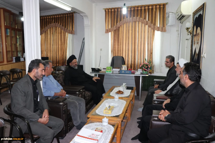 دیدار ریاست آموزشکده ملی مهارت شهید رجایی لاهیجان با امام جمعه شهرستان لاهیجان 3
