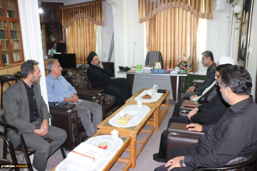 دیدار ریاست آموزشکده ملی مهارت شهید رجایی لاهیجان با امام جمعه شهرستان لاهیجان 4