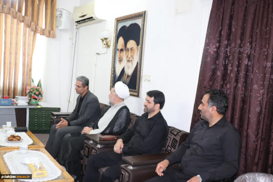 دیدار ریاست آموزشکده ملی مهارت شهید رجایی لاهیجان با امام جمعه شهرستان لاهیجان 5