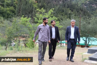 بازدید رئیس آموزشکده ملی مهارت شهید رجایی لاهیجان از اردوی جهادی دانشجویان در اشکورات رحیم آباد-روستای زیاز 8