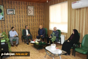 دیدار و گفت‌وگوی نماینده مردم لاهیجان و سیاهکل با رئیس آموزشکده ملی مهارت شهید رجایی لاهیجان 3