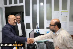 دیدار و گفت‌وگوی نماینده مردم لاهیجان و سیاهکل با رئیس آموزشکده ملی مهارت شهید رجایی لاهیجان 8