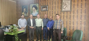 برگزاری نشست تعاملی رییس آموزشکده ملی مهارت لاهیجان با رئیس کلانتری ۱۲ لاهیجان 5