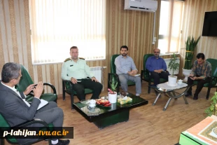 برگزاری نشست تعاملی رییس آموزشکده ملی مهارت لاهیجان با رئیس کلانتری ۱۲ لاهیجان 8