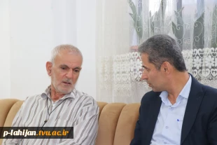 دیدار رییس آموزشکده ملی مهارت لاهیجان با جانباز دوران 8 سال دفاع مقدس 3
