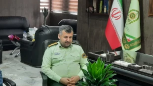 دیدار رئیس آموزشکده ملی مهارت لاهیجان با فرمانده انتظامی شهرستان لاهیجان به مناسبت هفته نیروی انتظامی 5